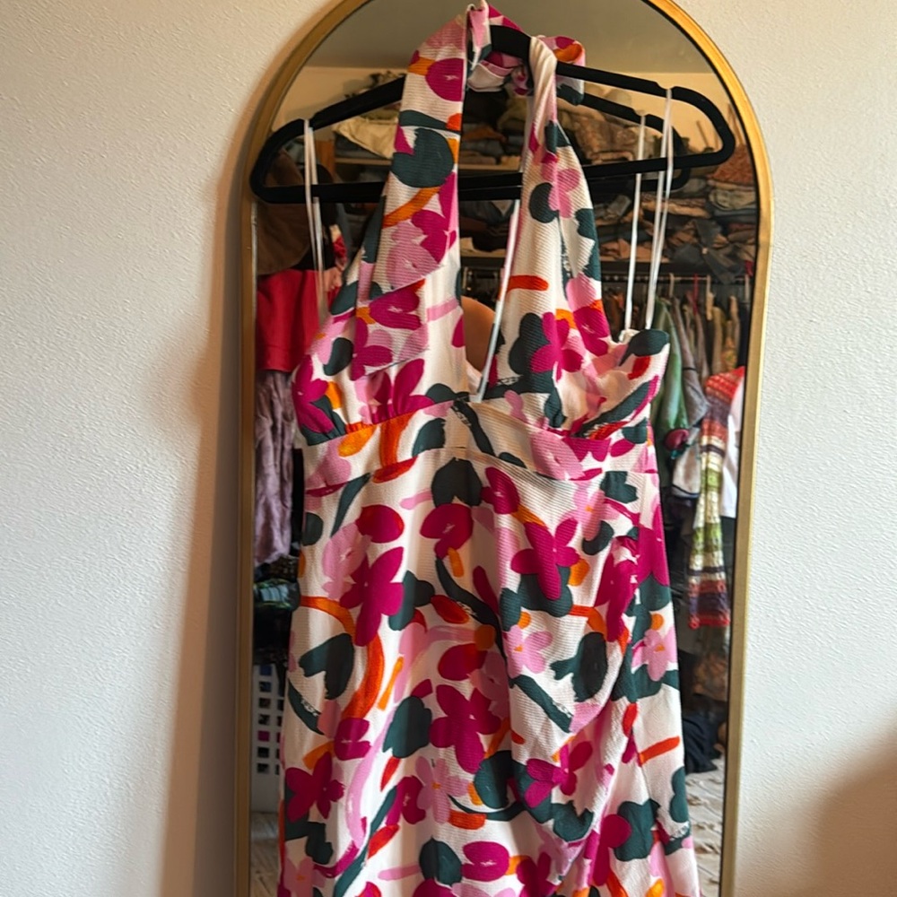 Sugar lips halter dress size L.